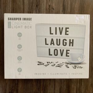 TRENDY HOME🏠 Sharper Image LED Light Box Sign
